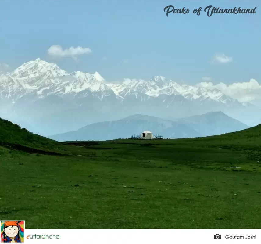 Gangotri Range, Jaonli and Draupadi Ka Danda from Dayara Bugyal. Pic: Gautam Joshi