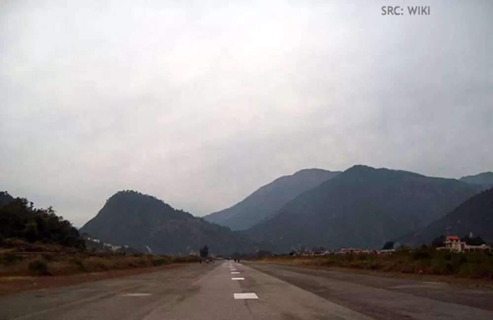 Guachar Airport Runway Strip. Pic: 