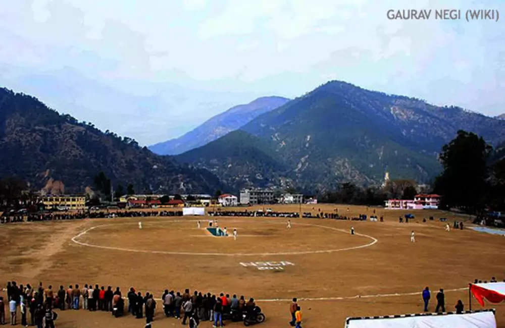 Gauchar Field - Used for Fair, Cricket and Football Tournaments. Pic: 