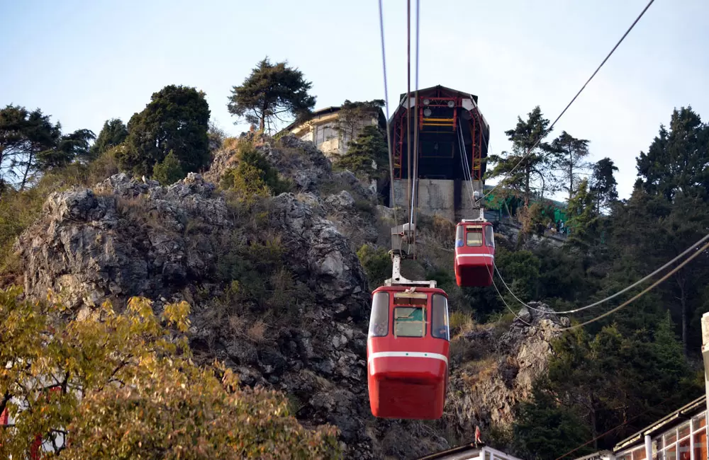 Aeriel Ropeway, Mussoorie at Gun Hill Area.. Pic: simianwolverine