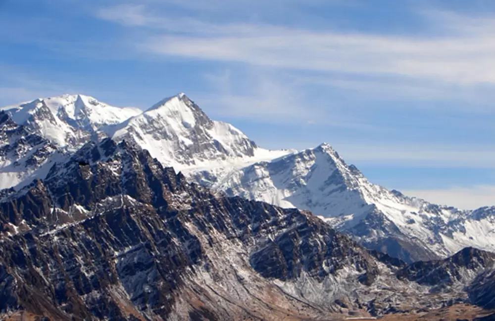 Himalayan View from Gorson Summit. Pic: euttaranchal.com