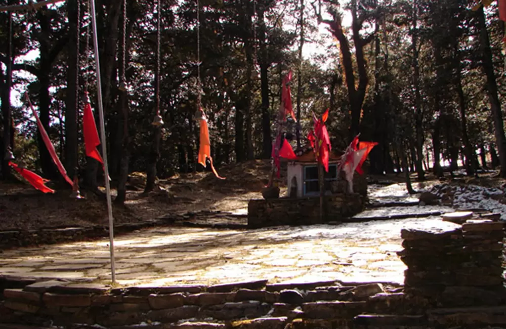 Devi Temple on the way to Gorson. Pic: euttaranchal.com