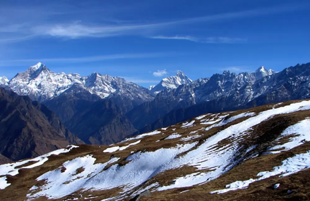 Amazing view of Himalayas. Pic: euttaranchal.com