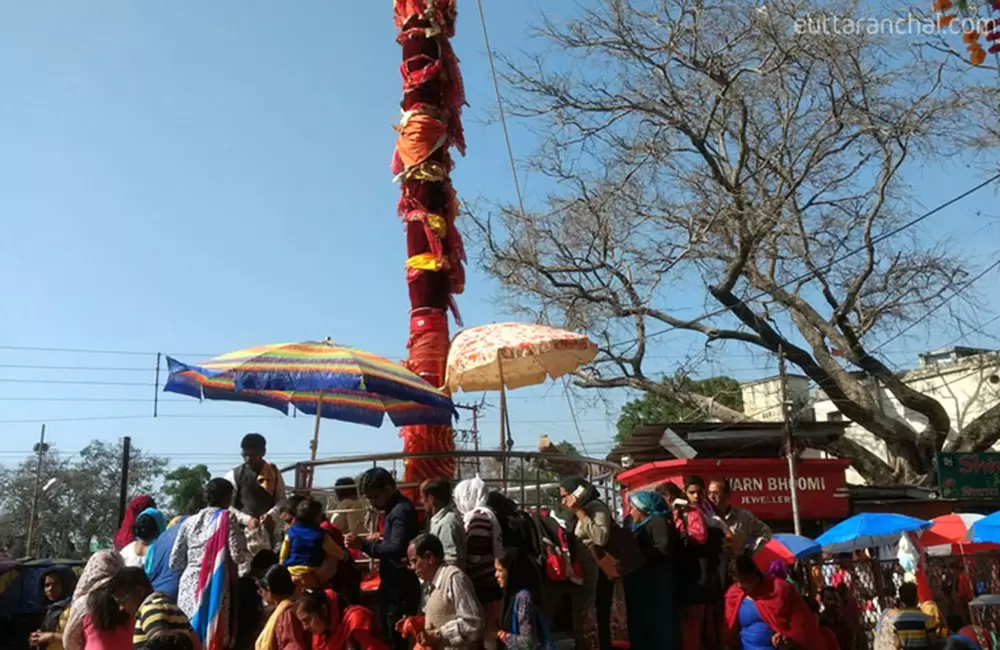 Jhandaji near Guru Ram Rai Gurudwara. Pic: eUttaranchal