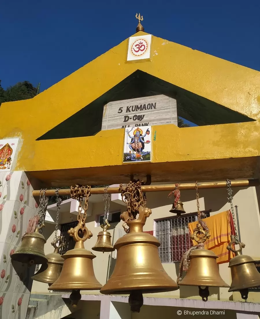 Bells of Haat Kalika Temple. Pic: Bhupendra Dhami