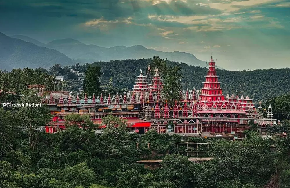 Shiv Mandir on Mussoorie Road. Pic: Saransh Badoni