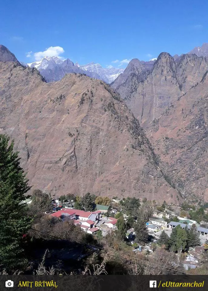 Hathi parbat view from Joshimath, Uttarakhand. Pic: Ămīţ Bŕťwâļ/facebook