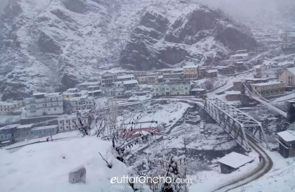 A Chilled morning from Jankichatti, Yamunotri, Uttarakashi. Pic: Sanjay Rawat (Facebook)