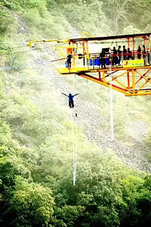 Bungi Jump in Rishikesh. Pic: 