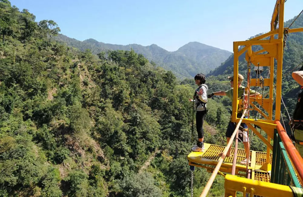 Getting ready for the Jump. Pic: Jumpin Heights