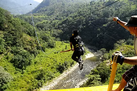 Giant Swing in Rishikesh at Jumpin Heights. Pic: 