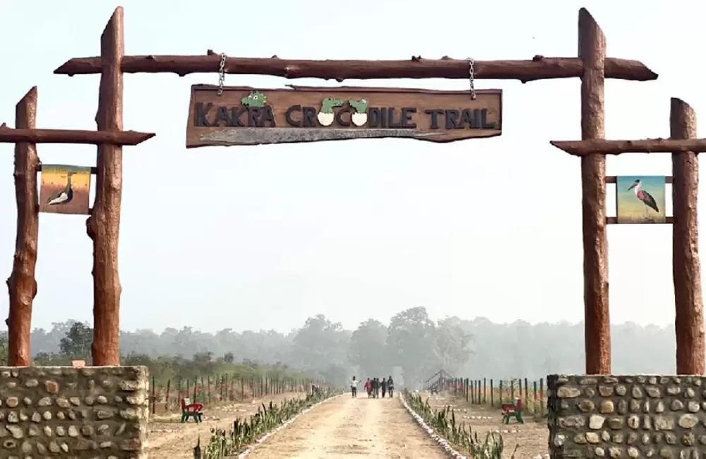 Kakra Crocodile Trail Entry Gate. Pic: 