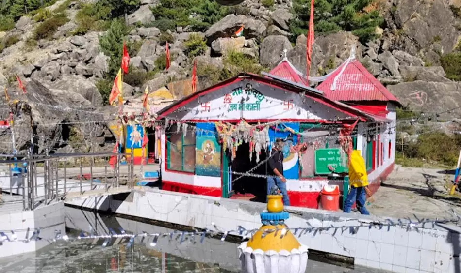 Kali Mandir Kalapani. Pic: 