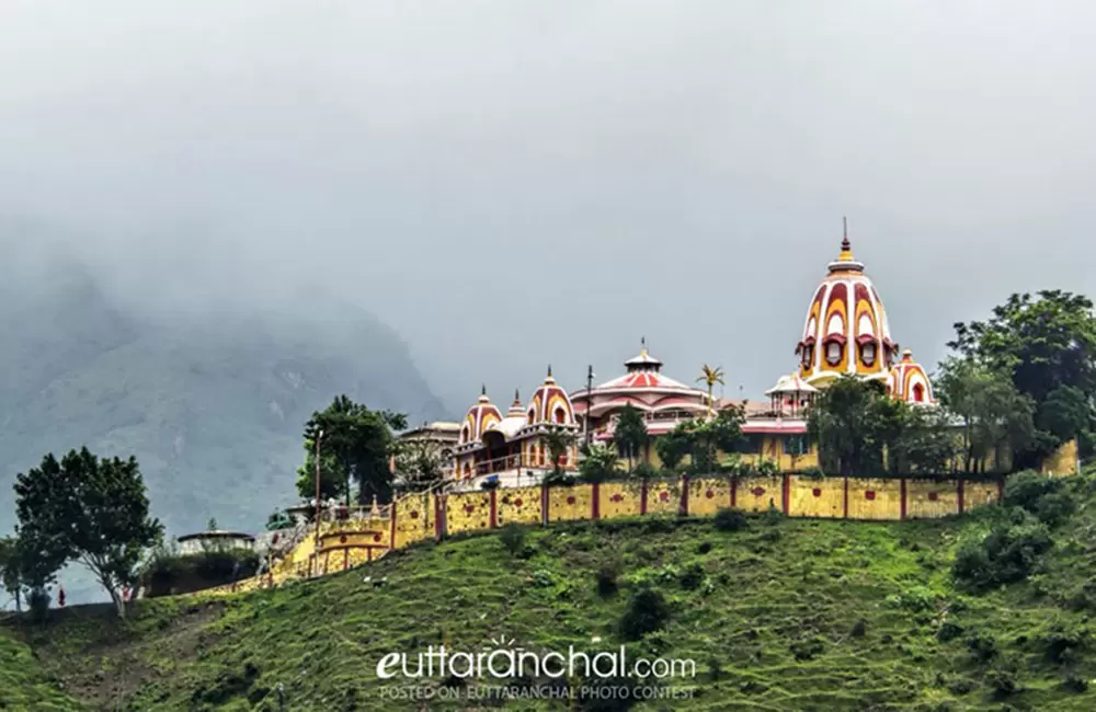 Kamakhya Devi Temple is situated on a beautiful hill top in Pithoragarh city.. Pic: Gopi Verma