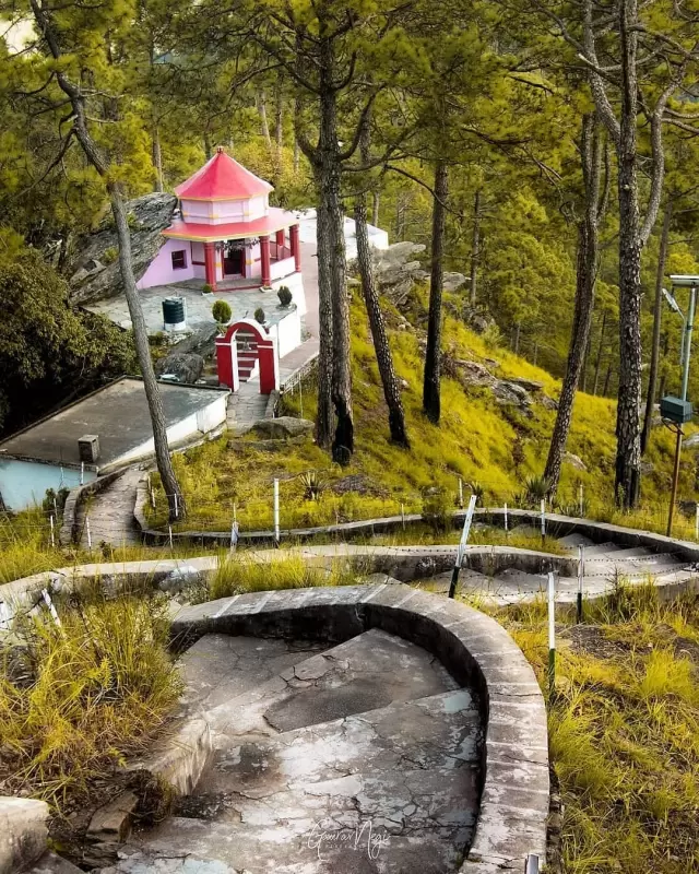 Kasar Devi Temple. Pic: @mountain.mystery