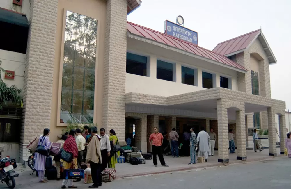 Kathgodam Railway Station (Last junction in Kumaon region). Pic: Sanjoy Ghosh/ Flickr