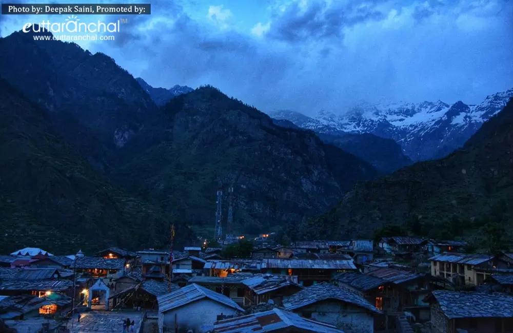 Kharsali is a beautiful village near to Yamunotri Dham with scenic landscape and majestic Himalayas view in the backdrop.. Pic: Deepak Saini (Facebook)