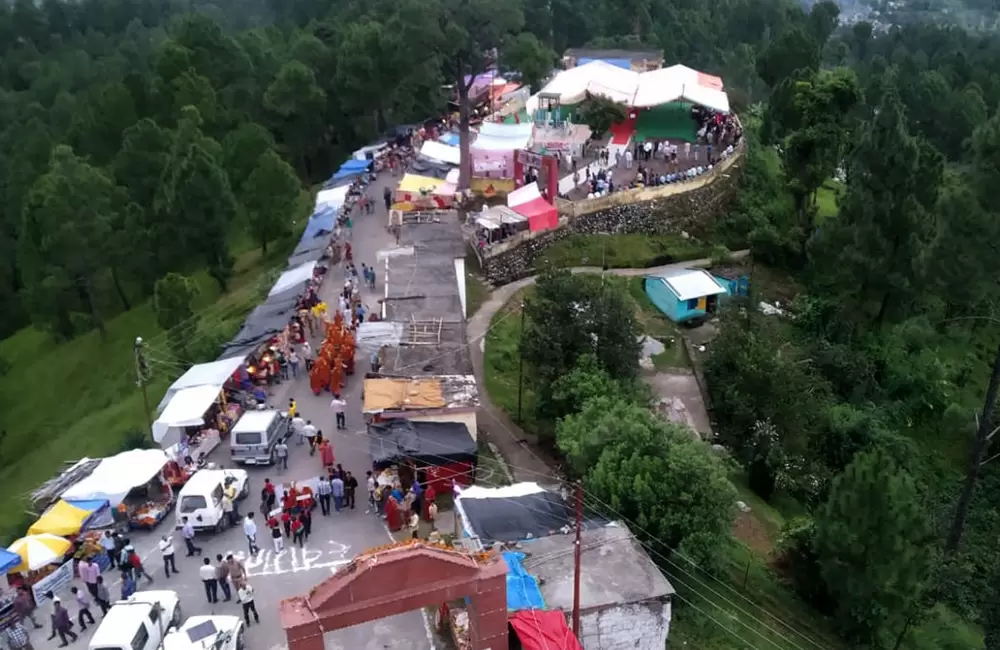 Mela (fair) at Kot Bhramari Temple. Pic: Neeraj Singh