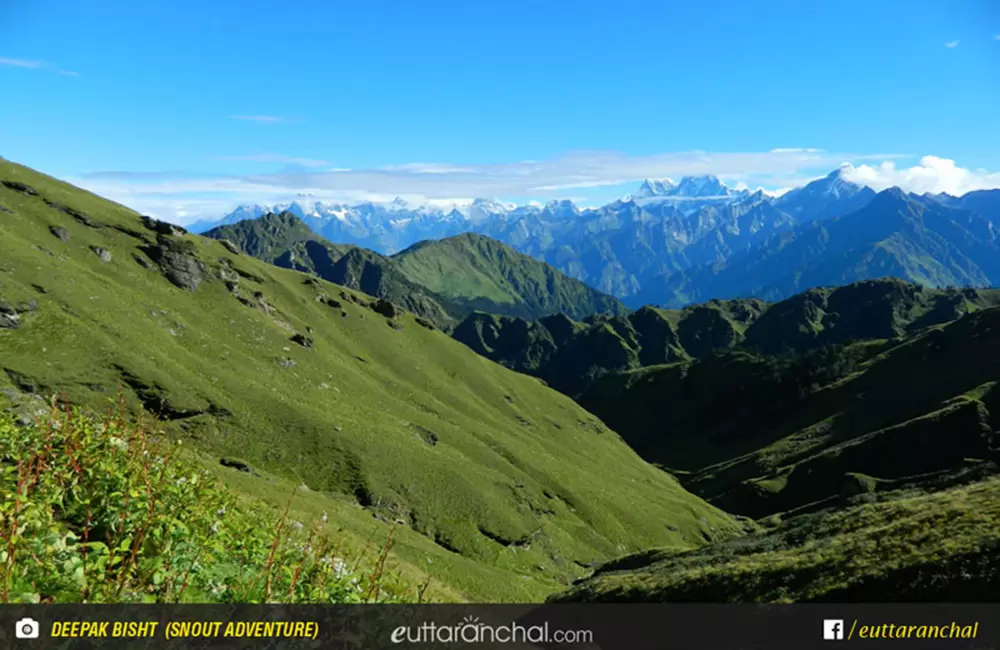 View from Kuari Pass. Pic: Deepak Bisht