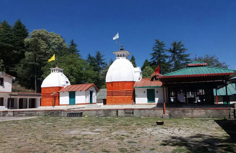 Side view of Kyunkaleshar mandir, pauri uttarakhand. Pic: Siddhant Uniyal/facebook