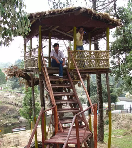 Machan near Bhula Lake. Pic: eUttaranchal.com