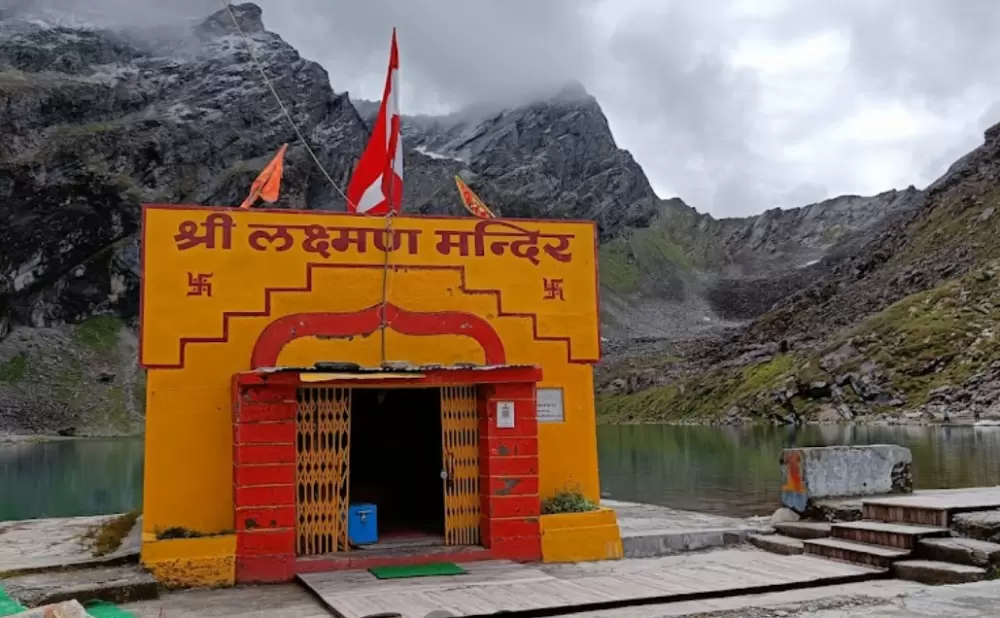 Laxman Temple in Hemkund Sahib. Pic: 