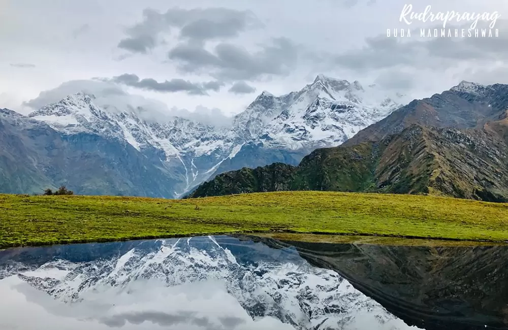 Beautiful view of Himalayan peak from Budha Madmaheshwar. Pic: Rohit Shukla