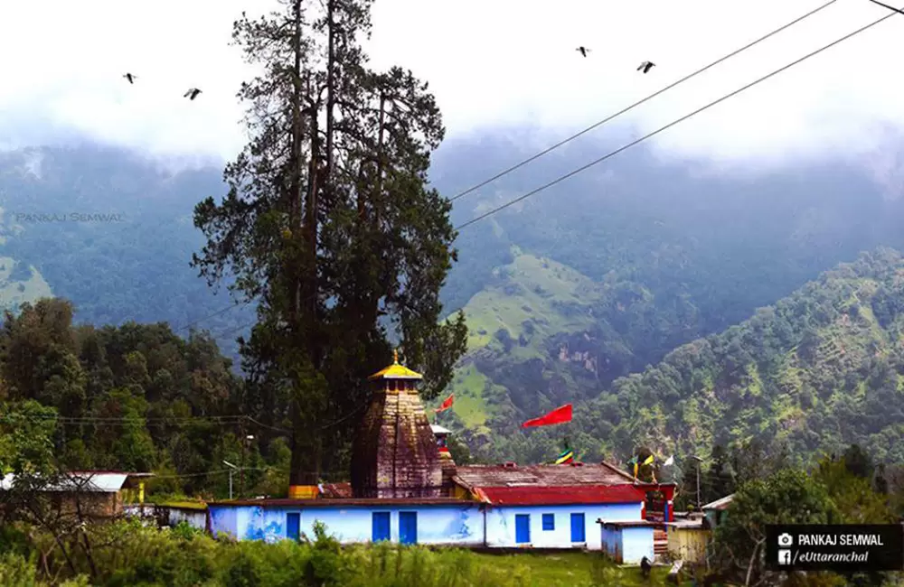 Anusuya devi temple, Mandal Chamoli. अनुसूया देवी मंदिर, मंडल चमोली.. Pic: Pankaj Semwal/facebook