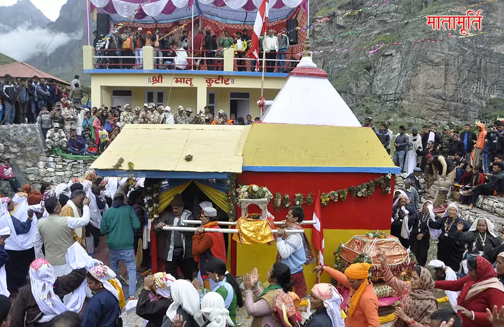 Religious Festival in Mata Murti Temple. Pic: 