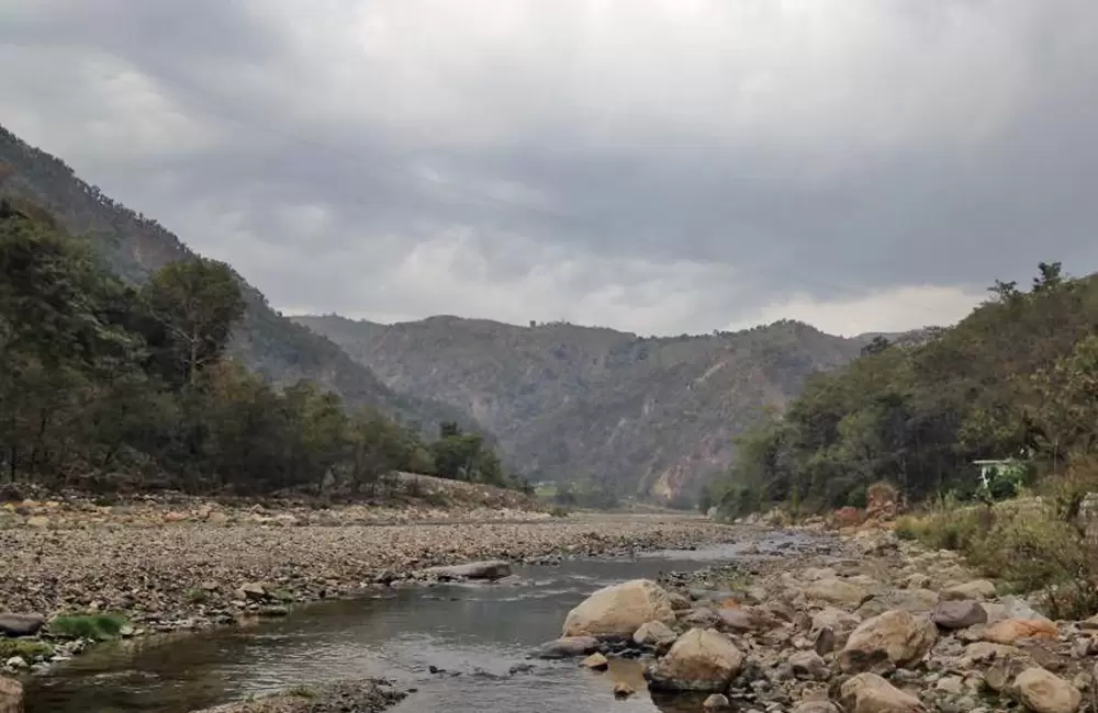 Stream in Mohanhchatti for water activities. Pic: 