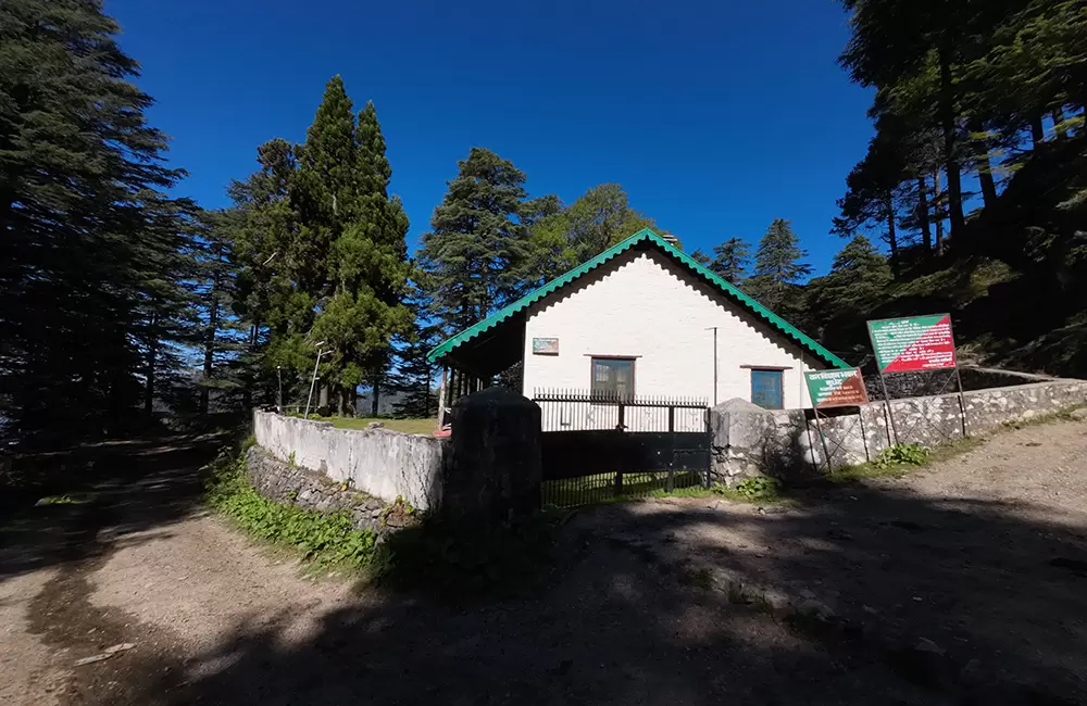 Forest Checkpost in Lokhandi for Moila Top Trek. Pic: 