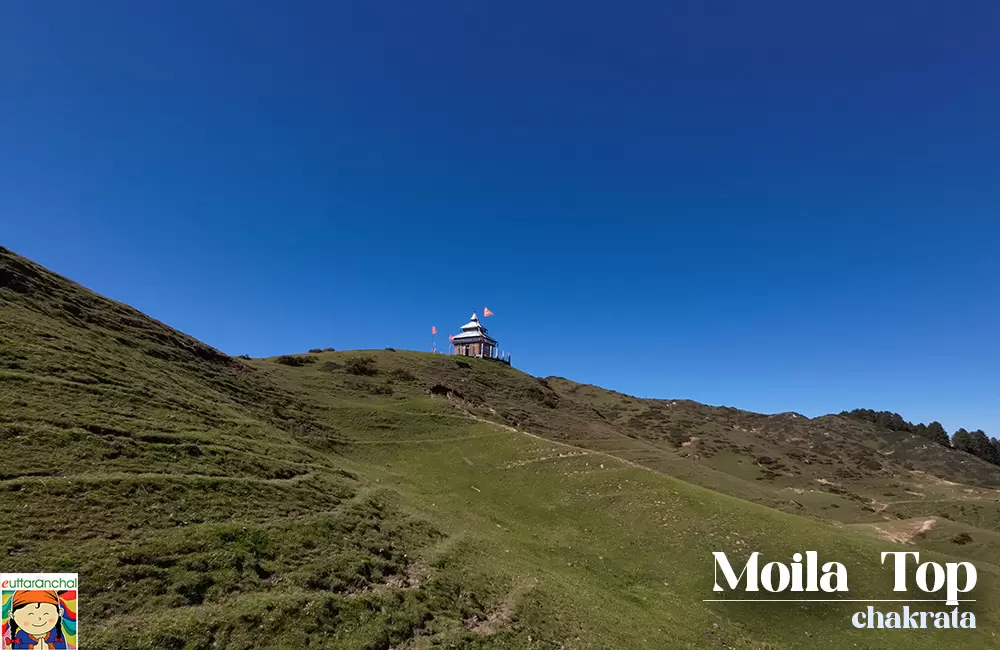 View of Temple at Moila Top. Pic: 