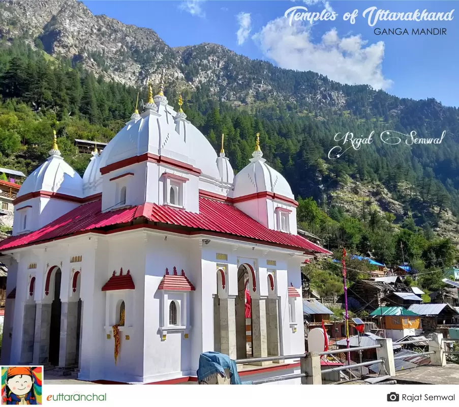 Ganga Mandir in Mukhba Village. Pic: Rajat Semwal