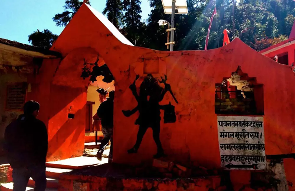 Divine Red – Kalamuni Temple, Munsiyari, Pithoragarh.. Pic: Aayush Upreti