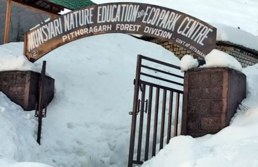 Munsiyari Nature Education and Eco Park Center Entrance Gate. Pic: 