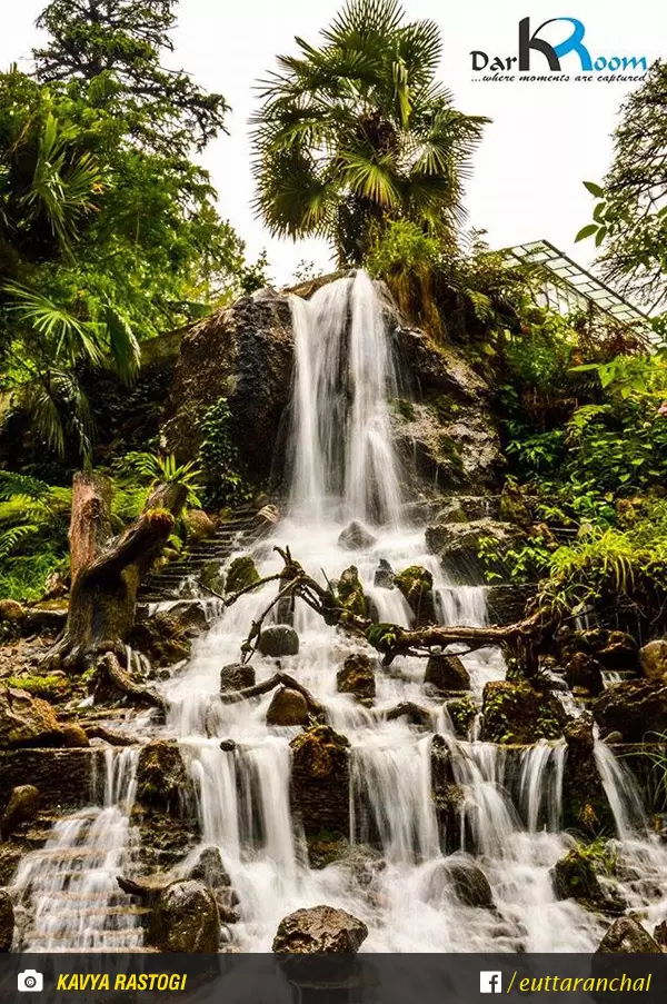 An artificial water fall in Mussoorie . Pic: Kavya Rastogi 