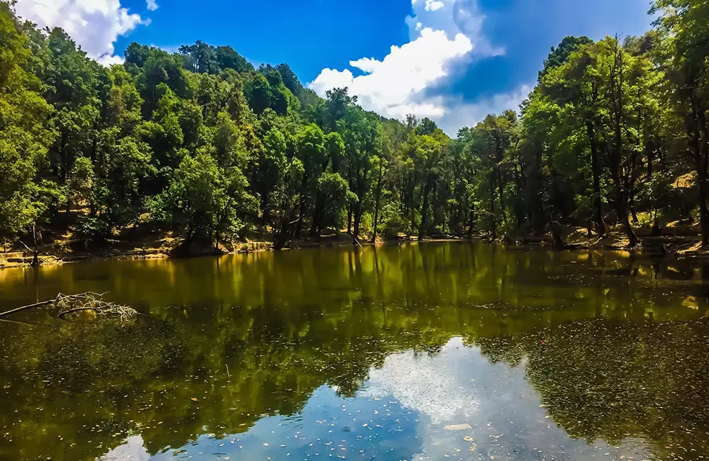 Nachiketa Taal: This lake is about 35km far from main Uttarkashi city. You also need to trek 3km from the main road. To see this lake, you have to buy a 10Rs. ticket from forest department. . Pic: Mani Mani