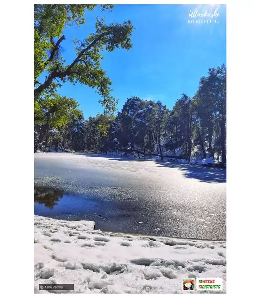 Frozen Nachiketa Tal in winters. Pic: Ashu Panwar