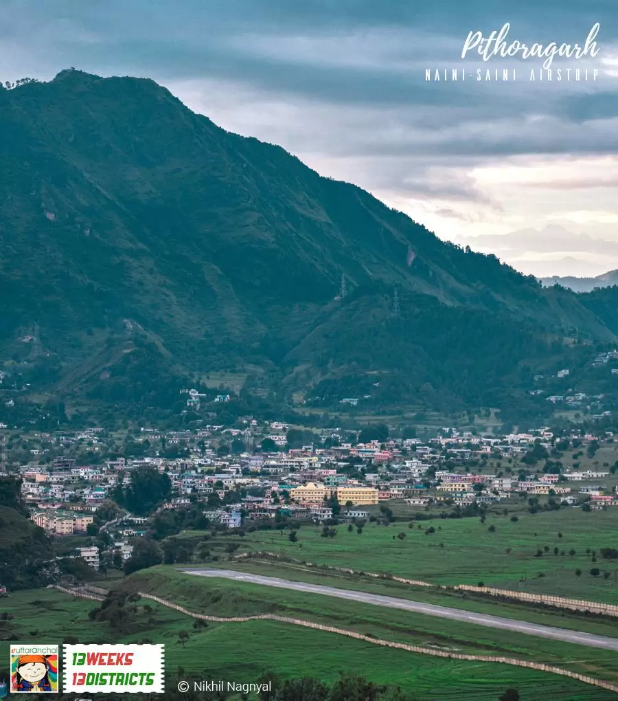 Naini Saini Airport in Pithoragarh. Pic: Nikhil Nagnyal