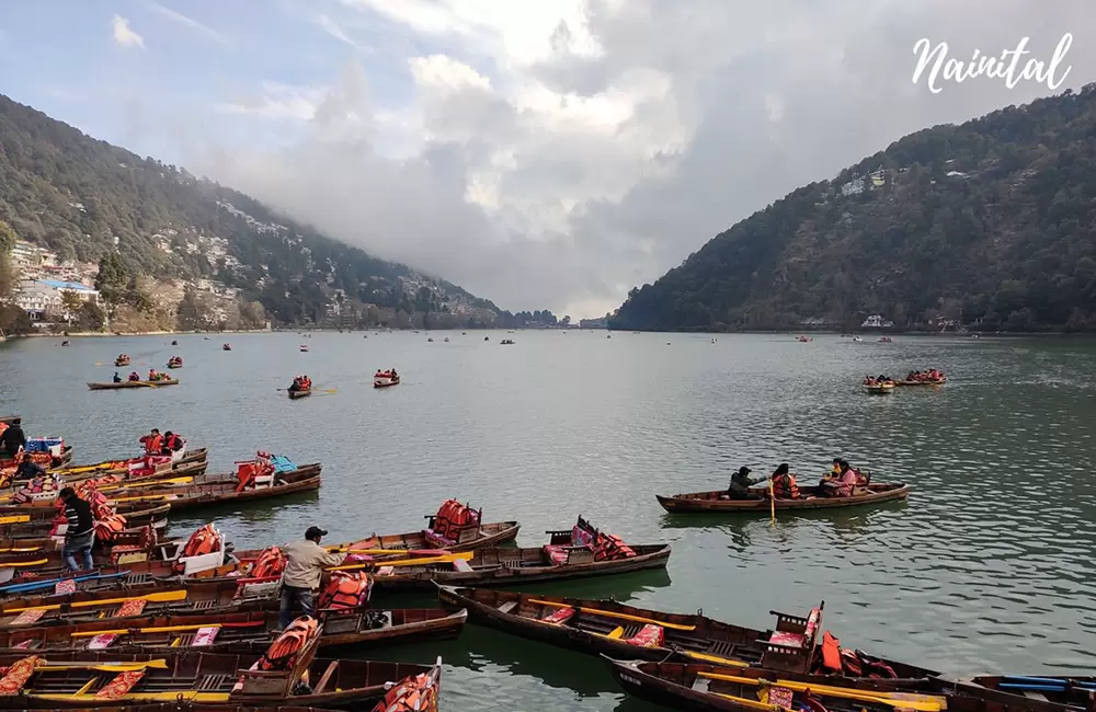 Boating in Naini Lake. Pic: Rajender Singh