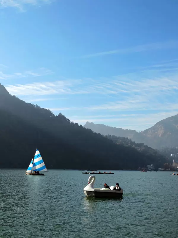 Naini lake from tallital nainital. Pic: Amit Sah 