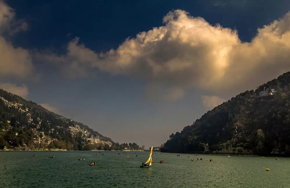 Sailing at Nainital lake.. Pic: Debajit Bose 