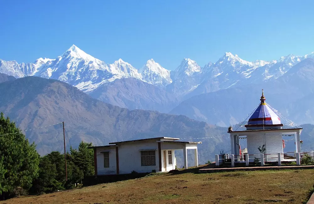 Nanda Devi Temple in Munsiyari. Pic: Milam Inn Hotel