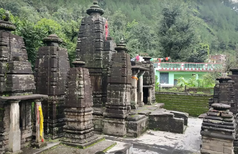 Group of temples near Guptkashi. Pic: 