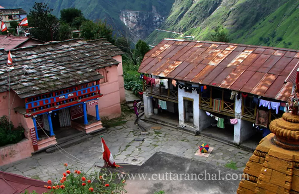 Temple complex (Old picture). Pic: 