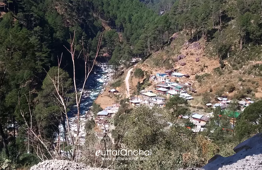 Netwar village of Mori block of Uttarkashi. Pic: 