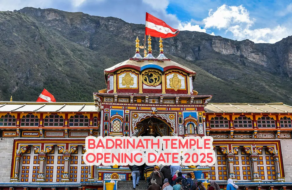 Badrinath Temple Distant View