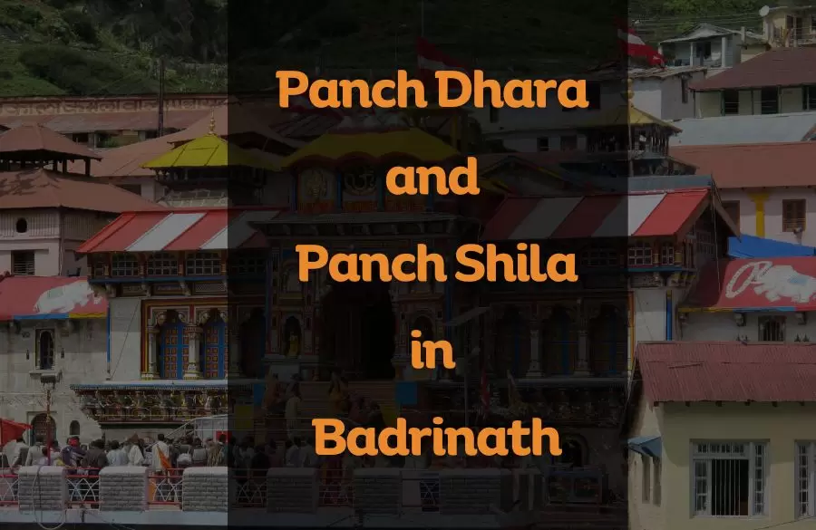 Panch Dhara and Panch Shila in Badrinath. Pic: 