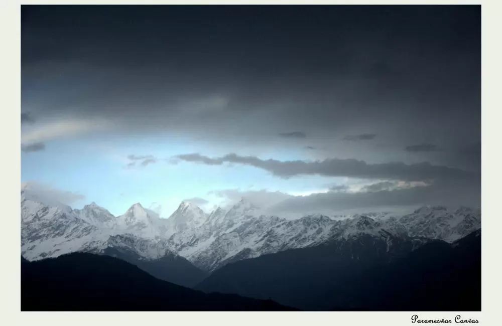 View of Panchchuli Peaks from Munsiyari.. Pic: Param1983 