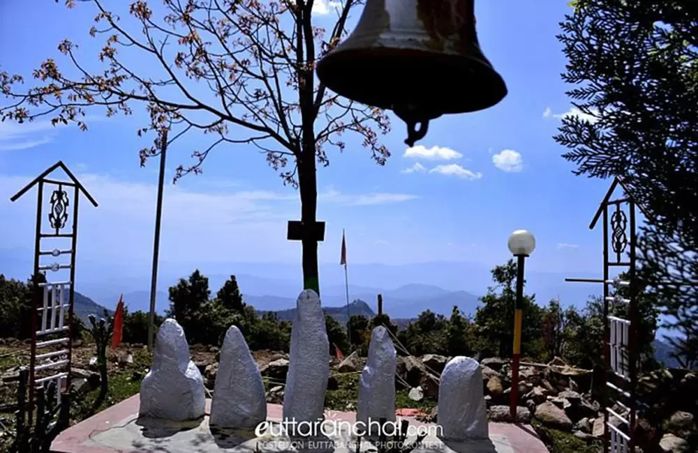 The five stones of five pandavas situated in Pandukholi (Pandavkholi) in Almora disctict of Uttarakhand.. Pic: Harish Pujari